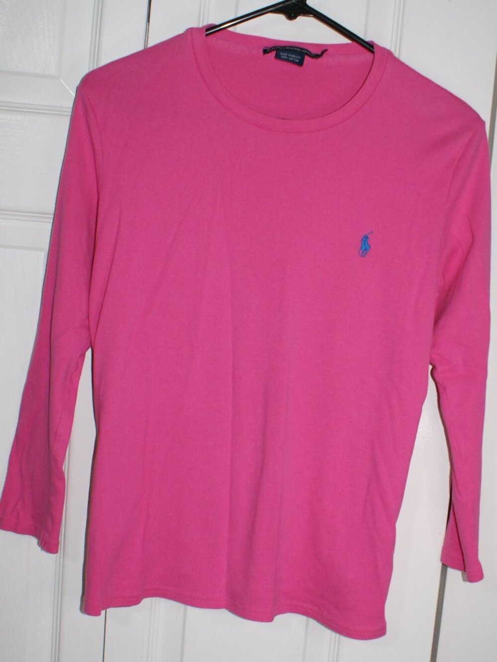 Ralph Lauren Hot Pink Long Sleeve T-Shirt - XL - EUC - Picture 3 of 10